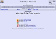 Frank's electron Tube Datasheets