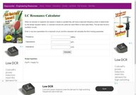 LC Resonance Calculator